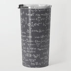 Math Equations // Charcoal Travel Mug Gallery Image 3