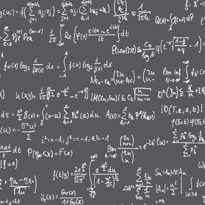 Math Equations // Charcoal Coffee Mug Gallery Image 2
