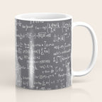 Math Equations // Charcoal Coffee Mug Gallery Image 1