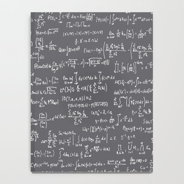 Math Equations // Charcoal Notebook Gallery Image 4
