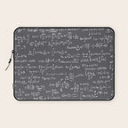 Math Equations // Charcoal Laptop Sleeve Gallery Image 1