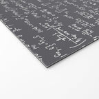 Math Equations // Charcoal Welcome Mat Gallery Image 2