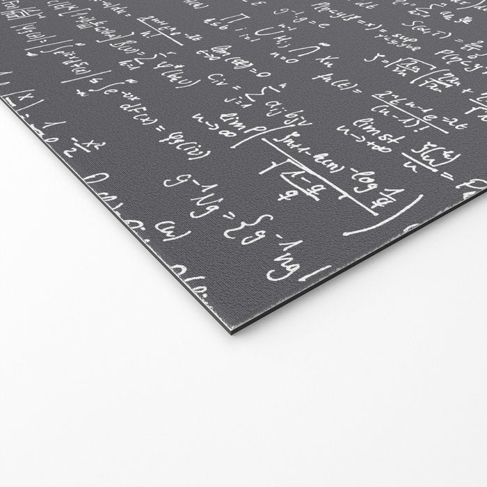 Math Equations // Charcoal Welcome Mat Gallery Image 2