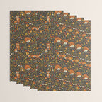 Fox in an Autumn Garden Wrapping Paper Gallery Image 3