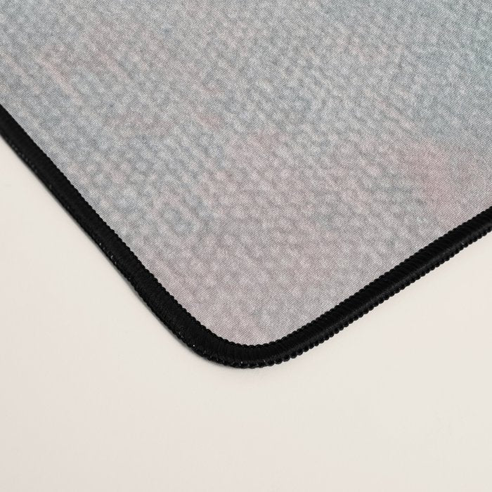 Abstract Pink and Charcoal Art Print Desk Mat Gallery Image 4