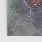 Abstract Pink and Charcoal Art Print Poster Gallery Image 3