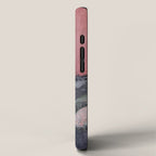 Abstract Pink and Charcoal Art Print iPhone Case Gallery Image 2