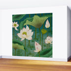 Lotus flowers A -  Minhwa-Korean traditional/folk art Wall Mural Gallery Image 2