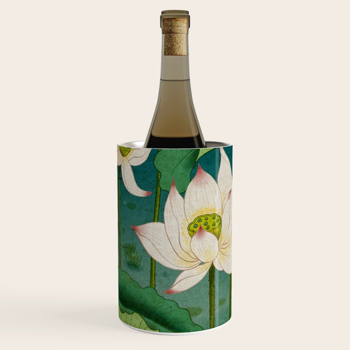 Lotus flowers A -  Minhwa-Korean traditional/folk art Wine Chiller Gallery Image 2