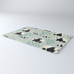 Panda Watercolor Shade of Green  Rug Gallery Image 3