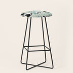 Panda Watercolor Shade of Green  Stool Gallery Image 1