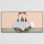 Yoga Frog Desk Mat Gallery Image 1
