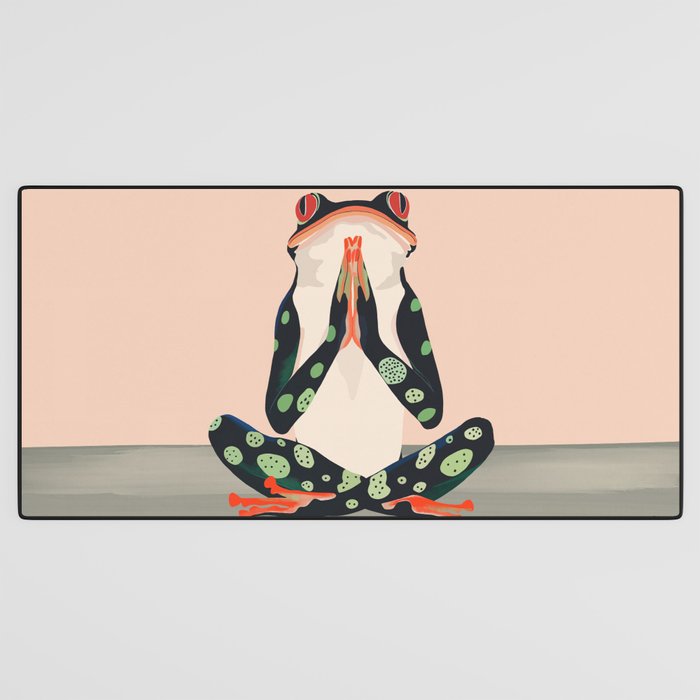 Yoga Frog Desk Mat Gallery Image 3
