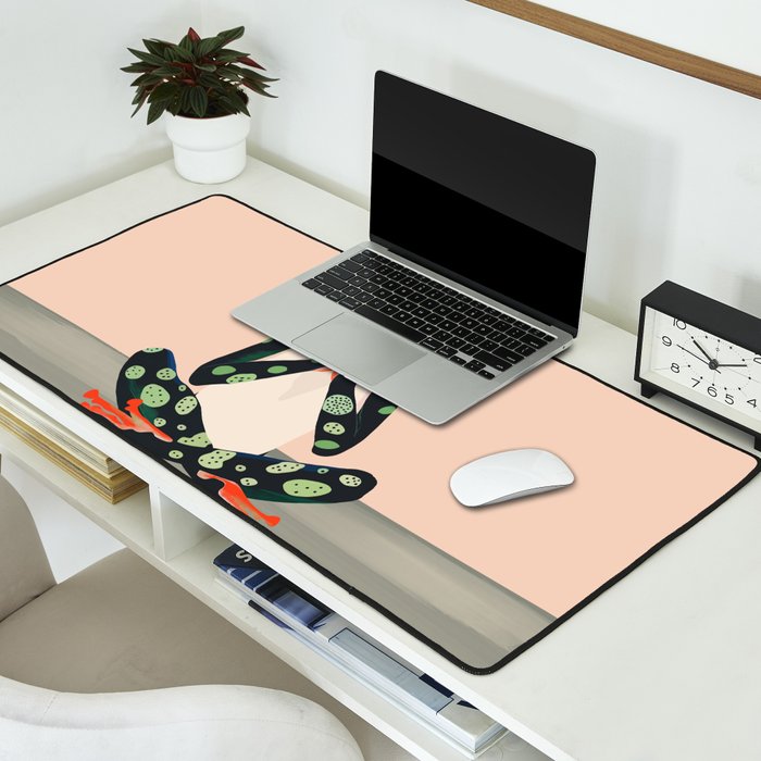 Yoga Frog Desk Mat Gallery Image 2