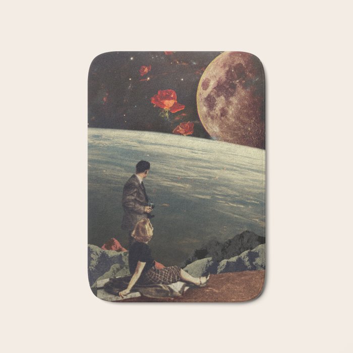 The Roses Came Bath Mat Gallery Image 1