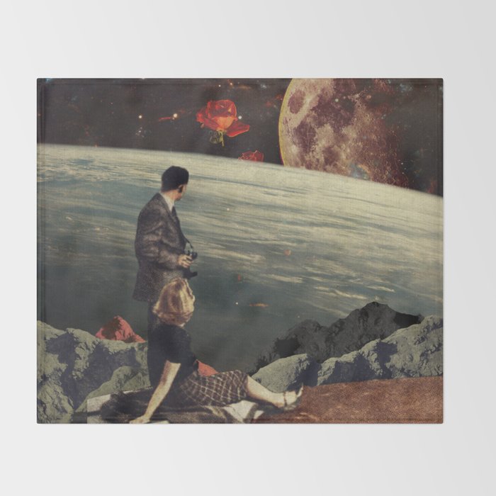 The Roses Came Throw Blanket Gallery Image 2