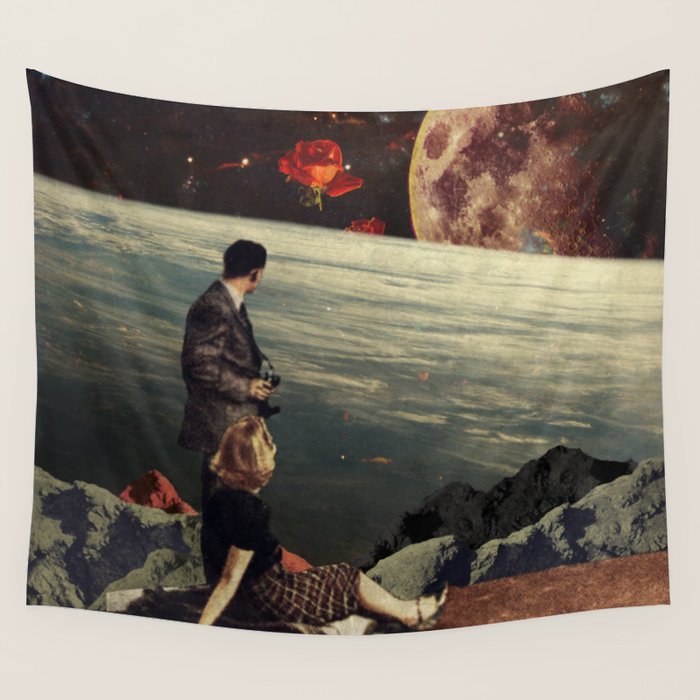 The Roses Came Wall Tapestry Gallery Image 4