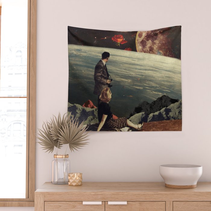 The Roses Came Wall Tapestry Gallery Image 2