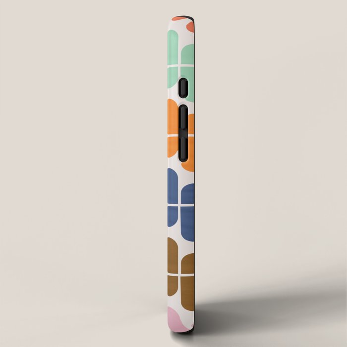 Retro Shapes Geometry Pattern iPhone Case Gallery Image 2