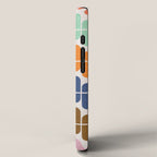 Retro Shapes Geometry Pattern iPhone Case Gallery Image 2