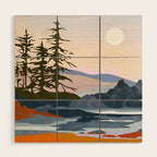 valley moon Wood Wall Art Gallery Image 1