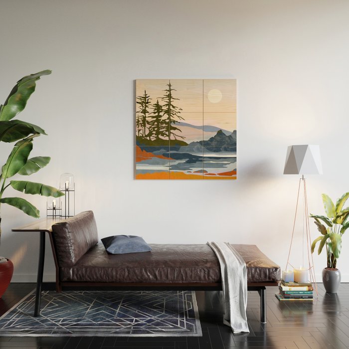 valley moon Wood Wall Art Gallery Image 2