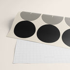 Abstraction_BLACK_DOT_LINE_ART_Minimalism_003C Wrapping Paper Gallery Image 2