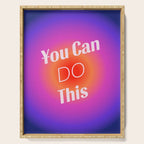 You Can Do This - Gradient Inspirational Quotes Serving Tray Gallery Image 1