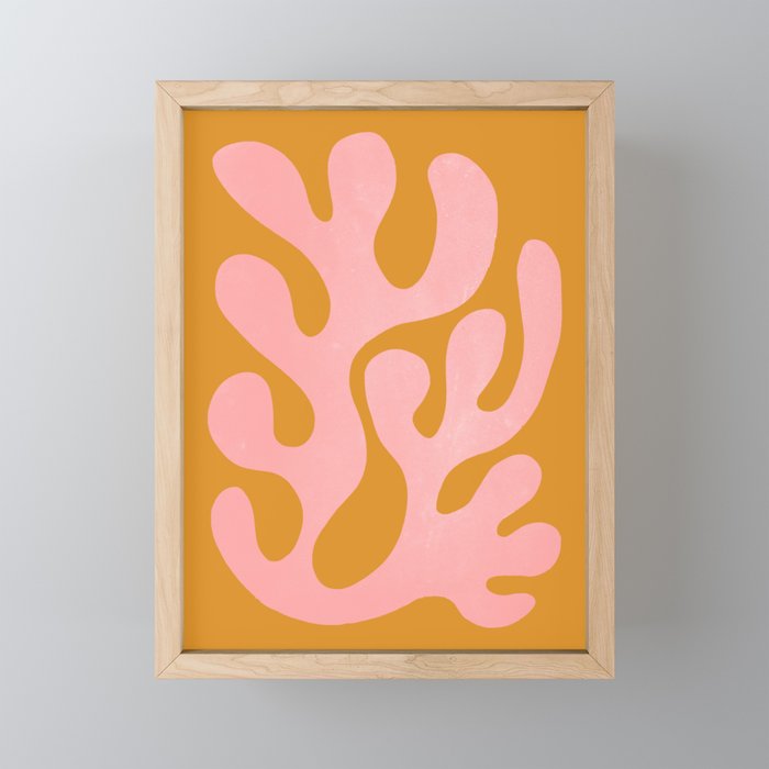 Lilac & Sundown: Matisse Paper Cutouts 03 Mini Art Print Gallery Image 1
