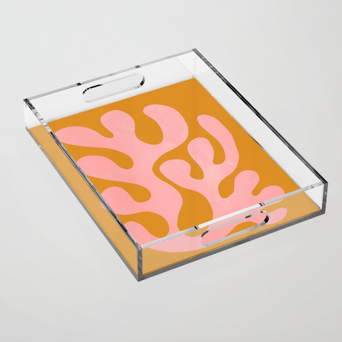 Lilac & Sundown: Matisse Paper Cutouts 03 Acrylic Tray Gallery Image 1