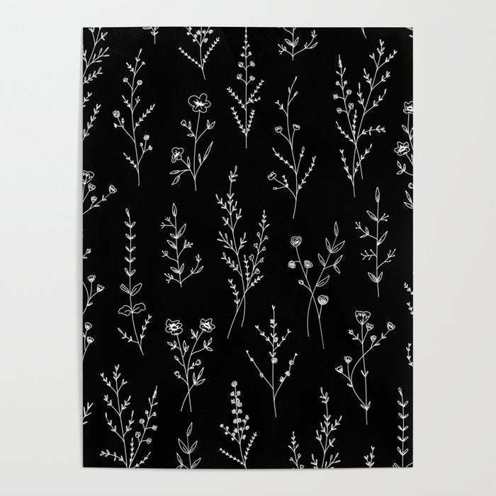New Black Wildflowers Poster Gallery Image 4