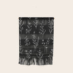 New Black Wildflowers Wall Hanging Gallery Image 1