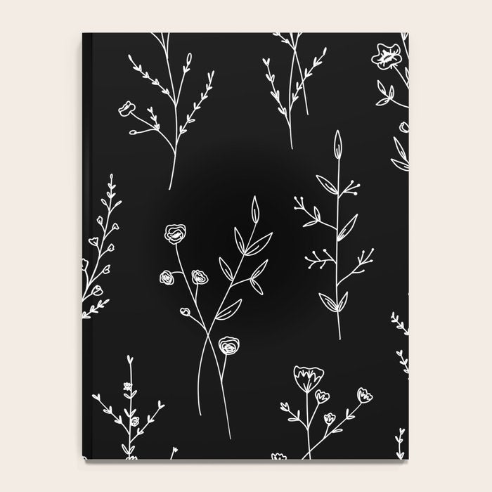 New Black Wildflowers Notebook Gallery Image 4