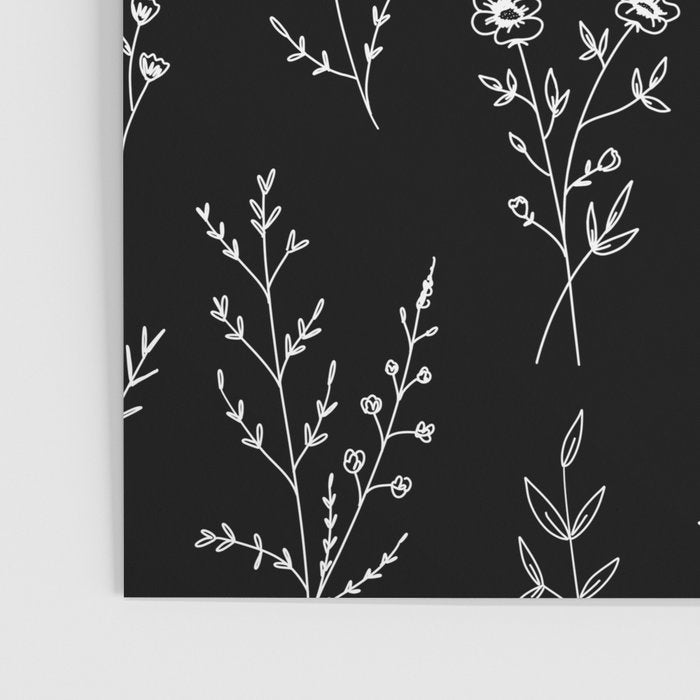 New Black Wildflowers Poster Gallery Image 3