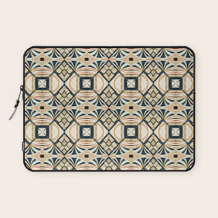 Mosaic marbled art deco II Laptop Sleeve Gallery Image 1