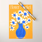 Flower Market 02: Los Angeles | Color Series Wrapping Paper Gallery Image 1