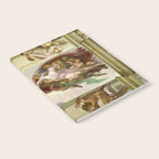 Michelangelo Buonarroti "Creation of Adam" (1) Notebook Gallery Image 2