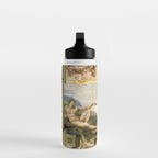 Michelangelo Buonarroti "Creation of Adam" (1) Water Bottle Gallery Image 3