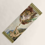Michelangelo Buonarroti "Creation of Adam" (1) Yoga Mat Gallery Image 1