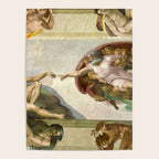 Michelangelo Buonarroti "Creation of Adam" (1) Poster Gallery Image 4