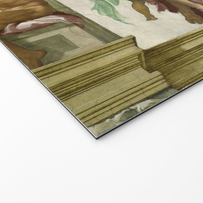 Michelangelo Buonarroti "Creation of Adam" (1) Welcome Mat Gallery Image 2