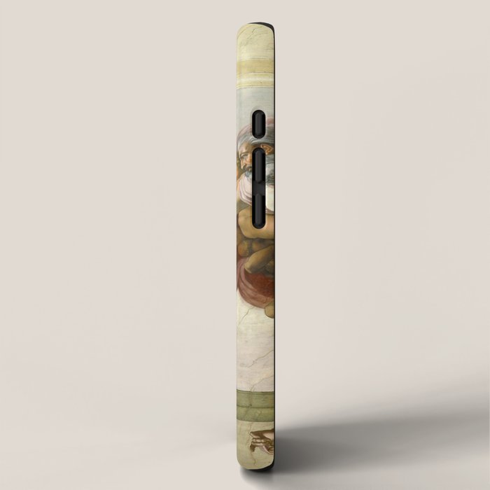 Michelangelo Buonarroti "Creation of Adam" (1) iPhone Case Gallery Image 2