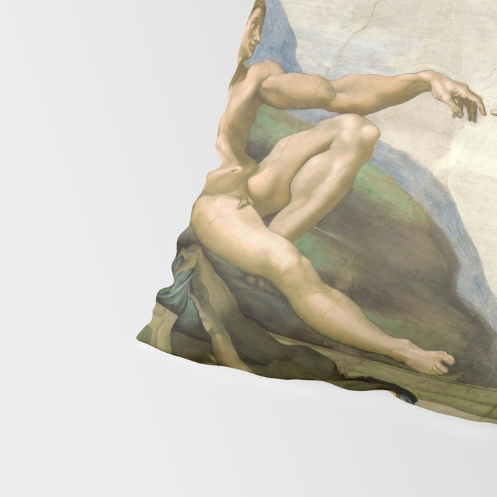 Michelangelo Buonarroti "Creation of Adam" (1) Pillow Sham Gallery Image 4