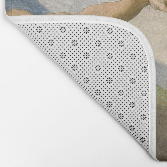 Michelangelo Buonarroti "Creation of Adam" (1) Bath Mat Gallery Image 2