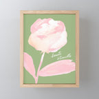Rose Painting - Beauté Eternelle French  Mini Art Print Gallery Image 1