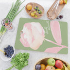 Rose Painting - Beauté Eternelle French  Cutting Board Gallery Image 2