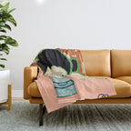SILENT JOY Throw Blanket Gallery Image 1