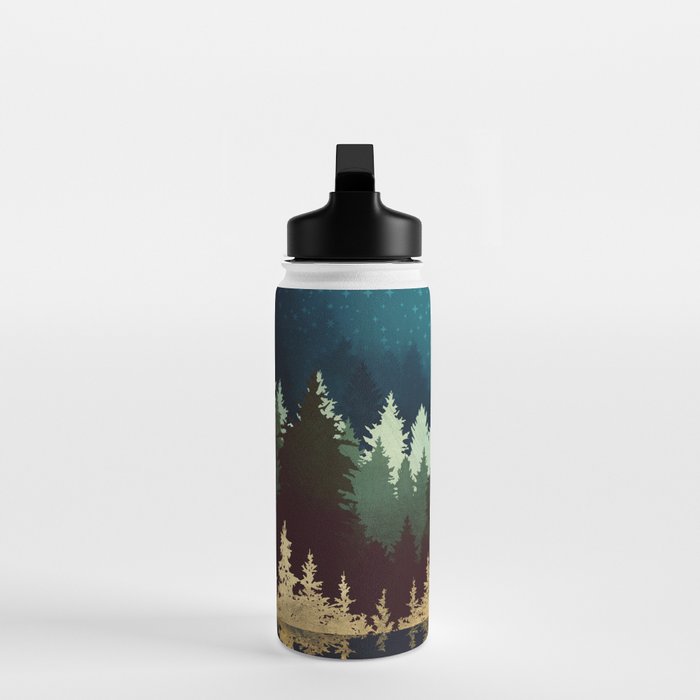 Star Forest Reflection Water Bottle Gallery Image 3