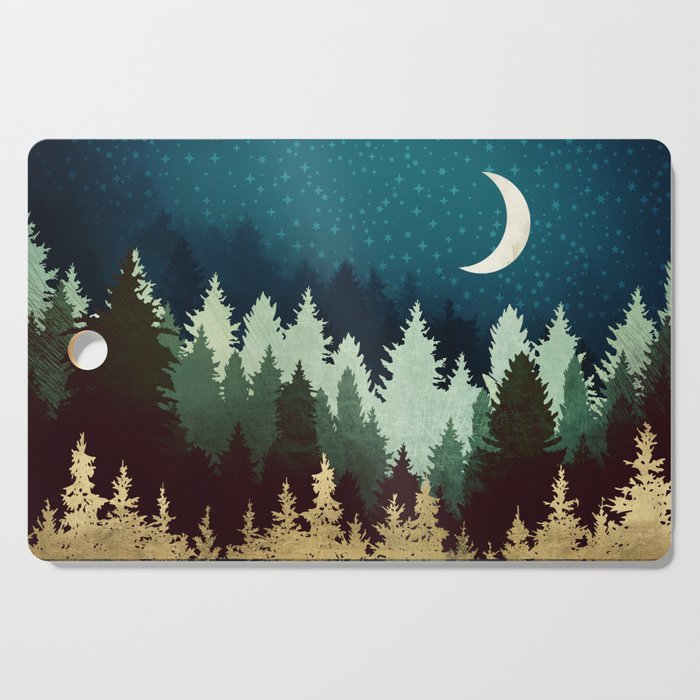 Star Forest Reflection Cutting Board Gallery Image 1