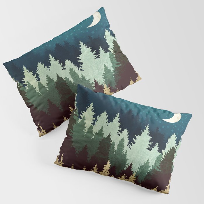 Star Forest Reflection Pillow Sham Gallery Image 3